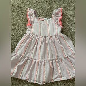 Juicy Couture Pink and White Striped Kids Dress